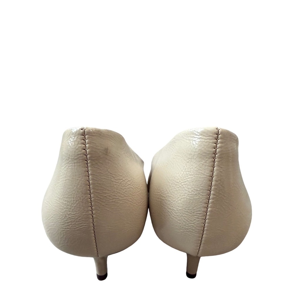 Zara Beige Pointed Toe Kitten Heel Pumps‎ EU 39 US 8.5 Nude Cream - Picture 7 of 10
